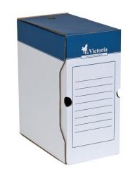 VICTORIA OFFICE / Archivldoboz, A4, 150 mm, karton, VICTORIA OFFICE, natr