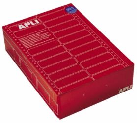 APLI / Etikett, mtrixnyomtatkhoz, 1 plys, 73,7x36 mm, APLI, 4000 etikett/csomag