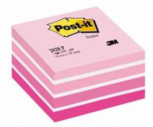 3M POSTIT / ntapad jegyzettmb, 76x76 mm, 450 lap, 3M POSTIT, aquarell pink