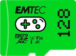 EMTEC / Memriakrtya, microSD, 128GB, UHS-I/U3/V30/A1, EMTEC 