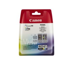 CANON / PG-40/CL-41 Tintapatron multipack  Pixma iP1300, 1600, 1700 nyomtatkhoz, CANON, fekete,sznes, 16ml+12ml