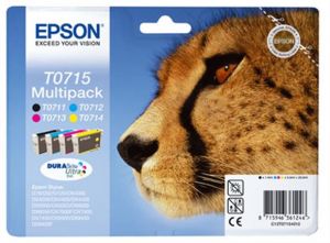 EPSON / T07154010 Tintapatron multipack Stylus D78, D92, D120 nyomtatkhoz, EPSON, b+c+m+y, 23,9ml