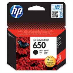 HP / CZ101E Tintapatron Deskjet Ink Advantage 2510 sor nyomtatkhoz, HP 650, fekete, 360 oldal