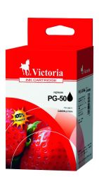 VICTORIA TECHNOLOGY / PG-50 Tintapatron Pixma iP2200, MP150, 160 nyomtatkhoz, VICTORIA TECHNOLOGY, fekete, 22ml