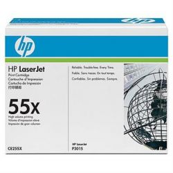 HP / CE255X Lzertoner LaserJet P3015 nyomtathoz, HP 55X, fekete, 12,5k
