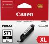 CLI-571XL Tintapatron Pixma MG 5700 Series/6800 Series/7700 Series nyomtatkhoz, CANON, fekete, 11 ml