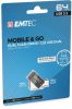 Pendrive, 64GB, USB 3.2, USB-A bemenet/USB-C kimenet, EMTEC 